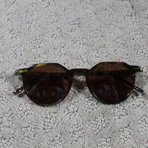 Salvatore Ferragamo Tortoise / Gunmetal SF2845S Round Frame Sunglasses EUC